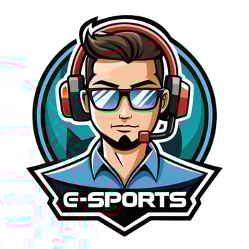 a logo for c - sports on a white background vector