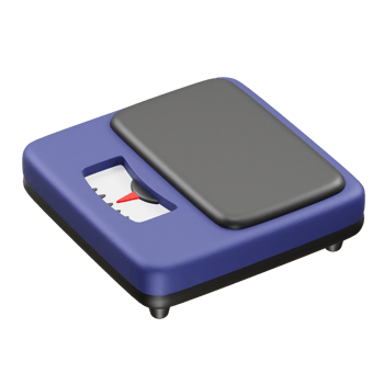 Weight Scale 3d icon illustration rendering png