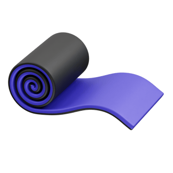 Yoga Mat 3D Icon illustration element png