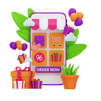 Mobile Online Shopping png