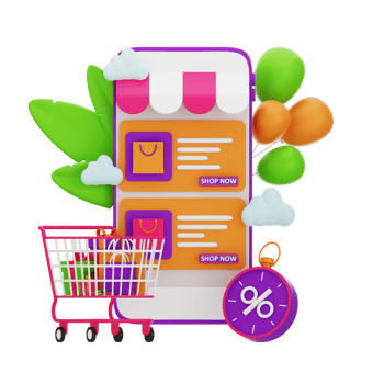 Shopping Online countdown png