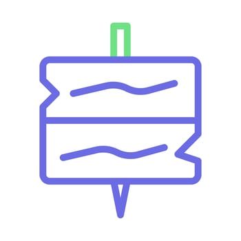 Wooden sign icon. Concept of direction, guidance, and information. vector