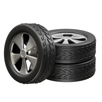 car wheel icon illustration 3d. car tire icon 3d rendering png