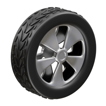 tire isometric 3d icon illustration png