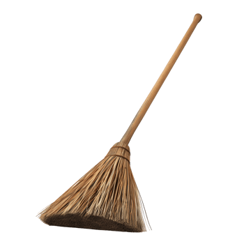 Broom isolated on transparent background png