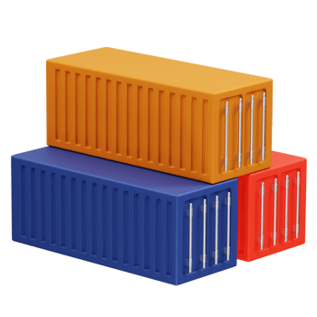 Container Icon 3d illustration render png