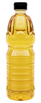 Soybean oil in plastic bottle png