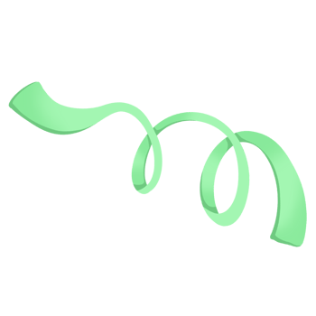 a green confetti png
