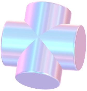 3D Rendering Holographic Plus Sign Glossy Shape Illustration png