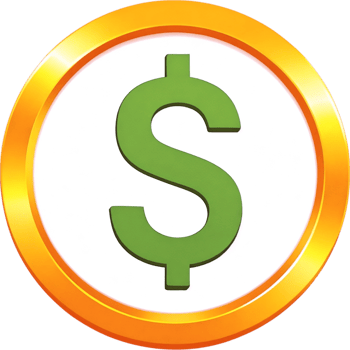 Golden Ring with Central Dollar Sign png