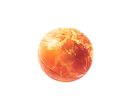 Fiery Orb A depiction of an overheated planet png