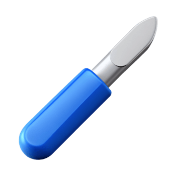 Decorative scalpel for medical and hospital decor. png