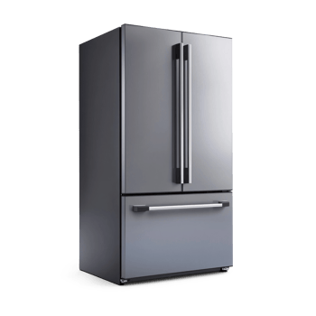 Modern fridge isolate on transparent background png