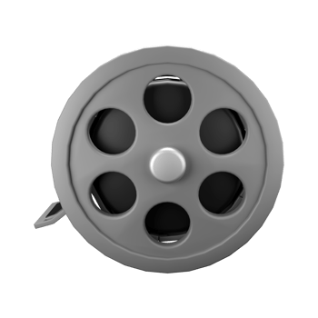 3d render photo film roll png