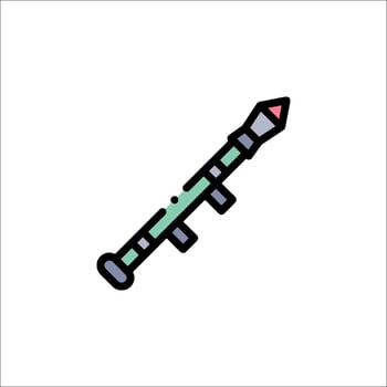 A small gun icon on a white background vector