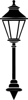 Panel light silhouette illustration vector