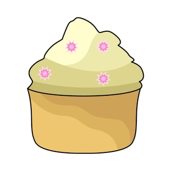 illustration of Cupcakes vector