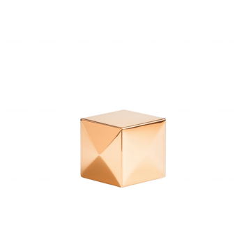 Shiny geometric cube with a modern design on a plain background. png