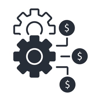 money management icon vector