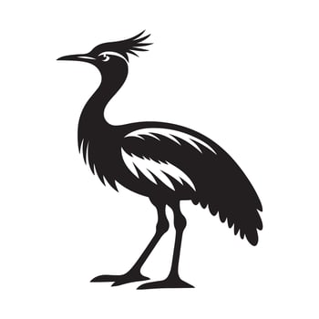 Download Premium Kori Bustard Silhouettes for Graphic Designers vector