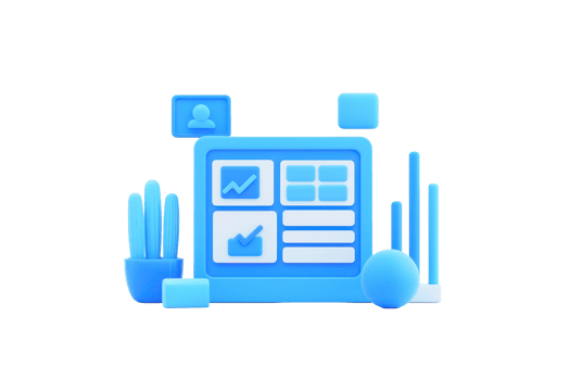 A digital interface featuring graphs, charts, and decorative elements, emphasizing data visualization and user interaction. png