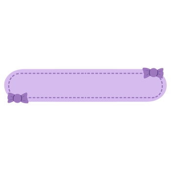 Cute Purple Text Label png