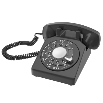 black old telephone png