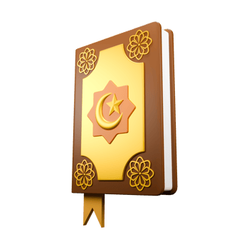 3d icon render of Koran png
