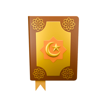 Golden Koran for Muslim png
