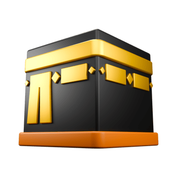 3d render illustration of Kaakba in Mecca png