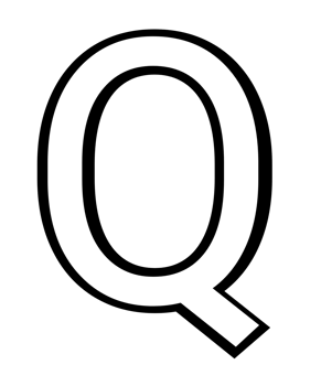 english capital letter Q png
