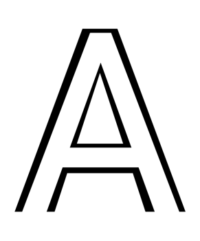 english capital letter A png