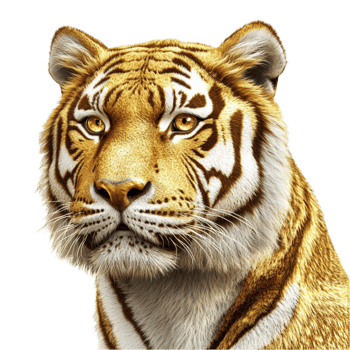 Close Up of Tiger Face png