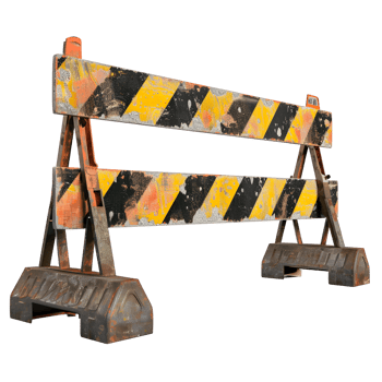Wooden Gate with Horizontal Planks Isolated on Transparent Background png