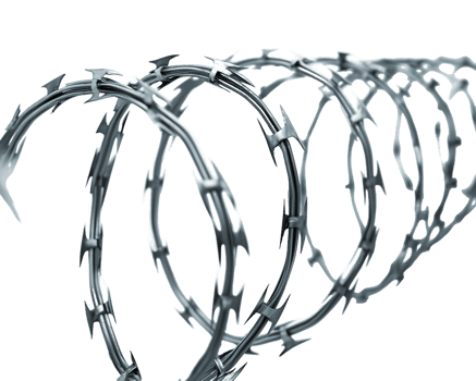 Abstract Swirling Razor Wire Vortex png
