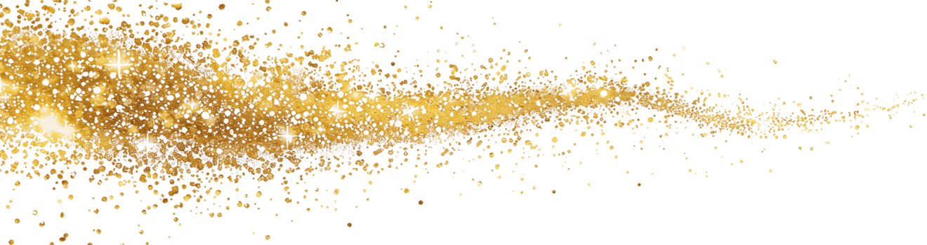 Dynamic Gold Particle Trail png