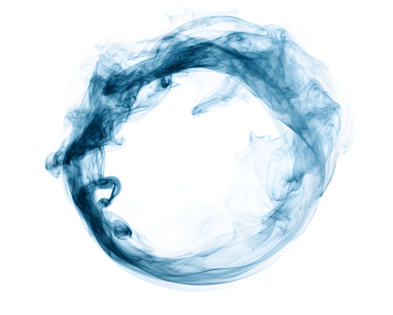 Ethereal Blue and White Swirling Nebula Abstract png