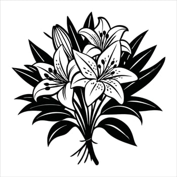 Lily Flower Wholesome Floral Beauty vector