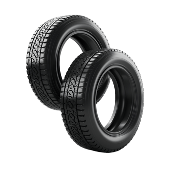 Stacked Car Tires Isolated on Transparent Background png
