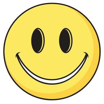 smiley face illustration vector
