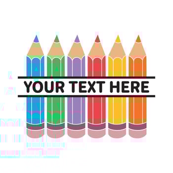 Artistic Pencil Design Bundle for Students vector