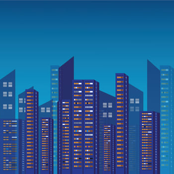 City town landscape concept ,Cityscape background, buildings background, city silhouette. Modern urban landscape vector
