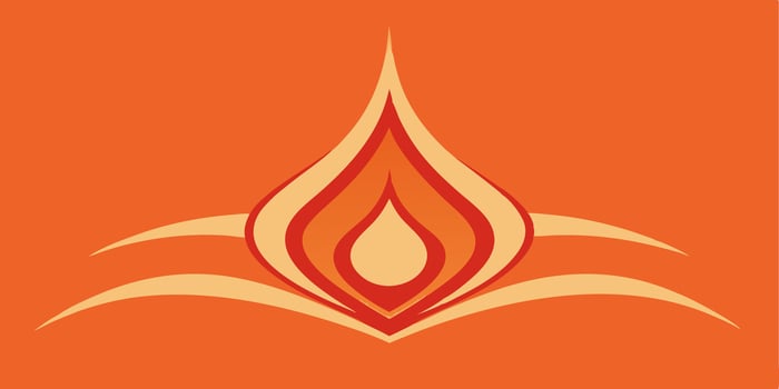 Abstract fire design art perfect for modern illustration vector