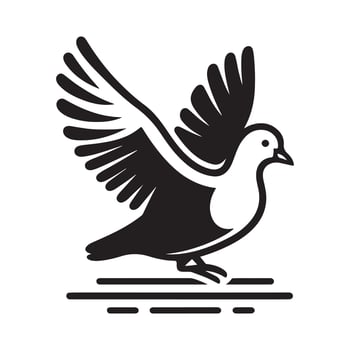 White-Winged Coot Silhouettes Ideal for Creative Bird Illustrations vector