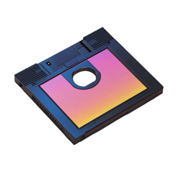 Old Floppy Disk with Vintage Design png