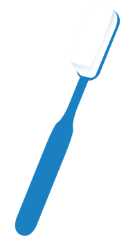 Front of Blue Toothbrush png