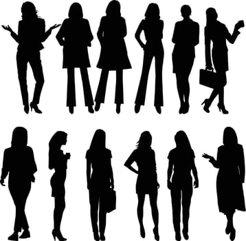 Office or business woman vector