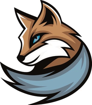 Stylish Fox Mascot Logo for Branding vector