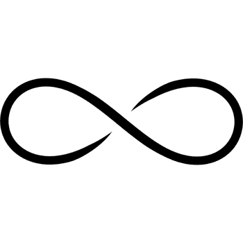 Infinity icon symbol. Infinite icon png