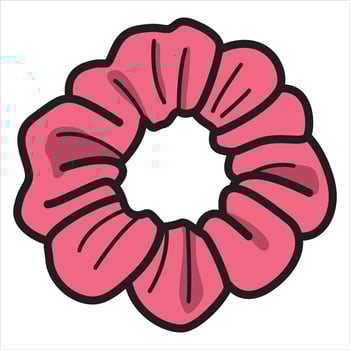 Hand Drawing of Rubber with Simple and Detailed Features vector